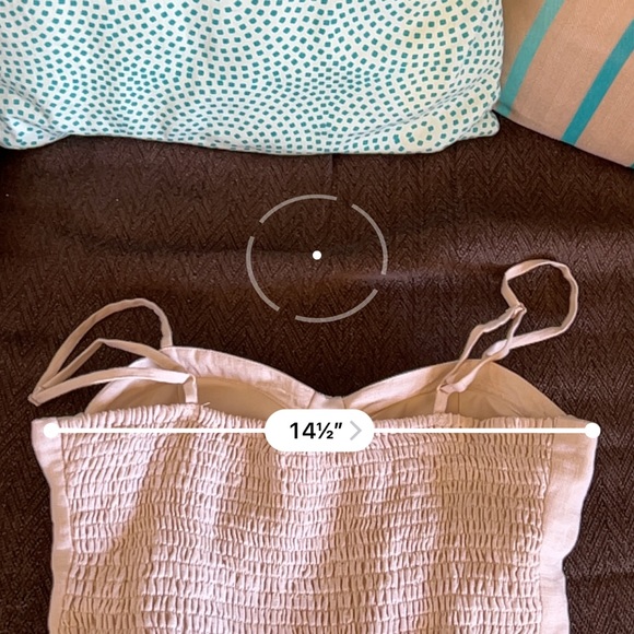 Band of Gypsies Linen Bustier Top Jumpsuit Size Medium - Picture 11 of 13